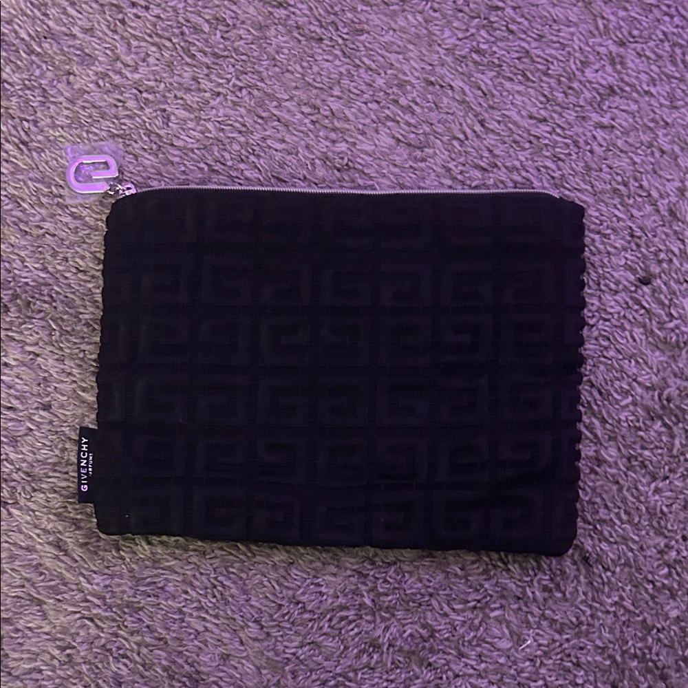 Givenchy Black Embossed Clutch